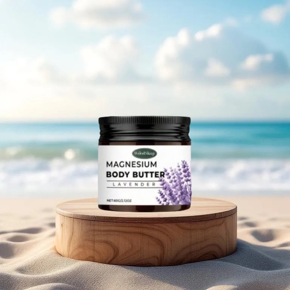 Magnesium Body Butter Lavender for Relaxation 12oz Jar NIB - Picture 9 of 11